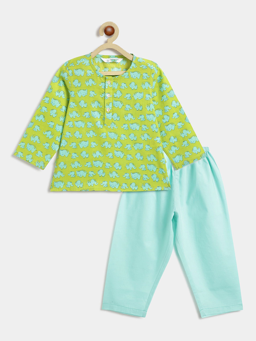 Campana Boys Animal Printed Top & Pyjamas Night suit