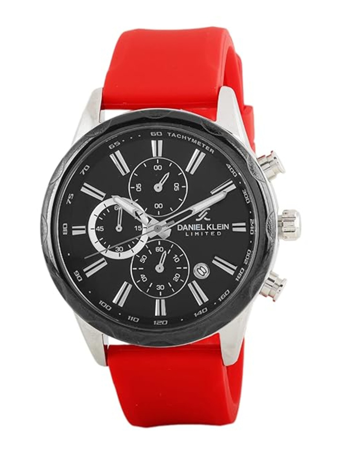 Daniel Klein Limited Men Black Dial & Bracelet Style Straps Analogue Watch Gift Set