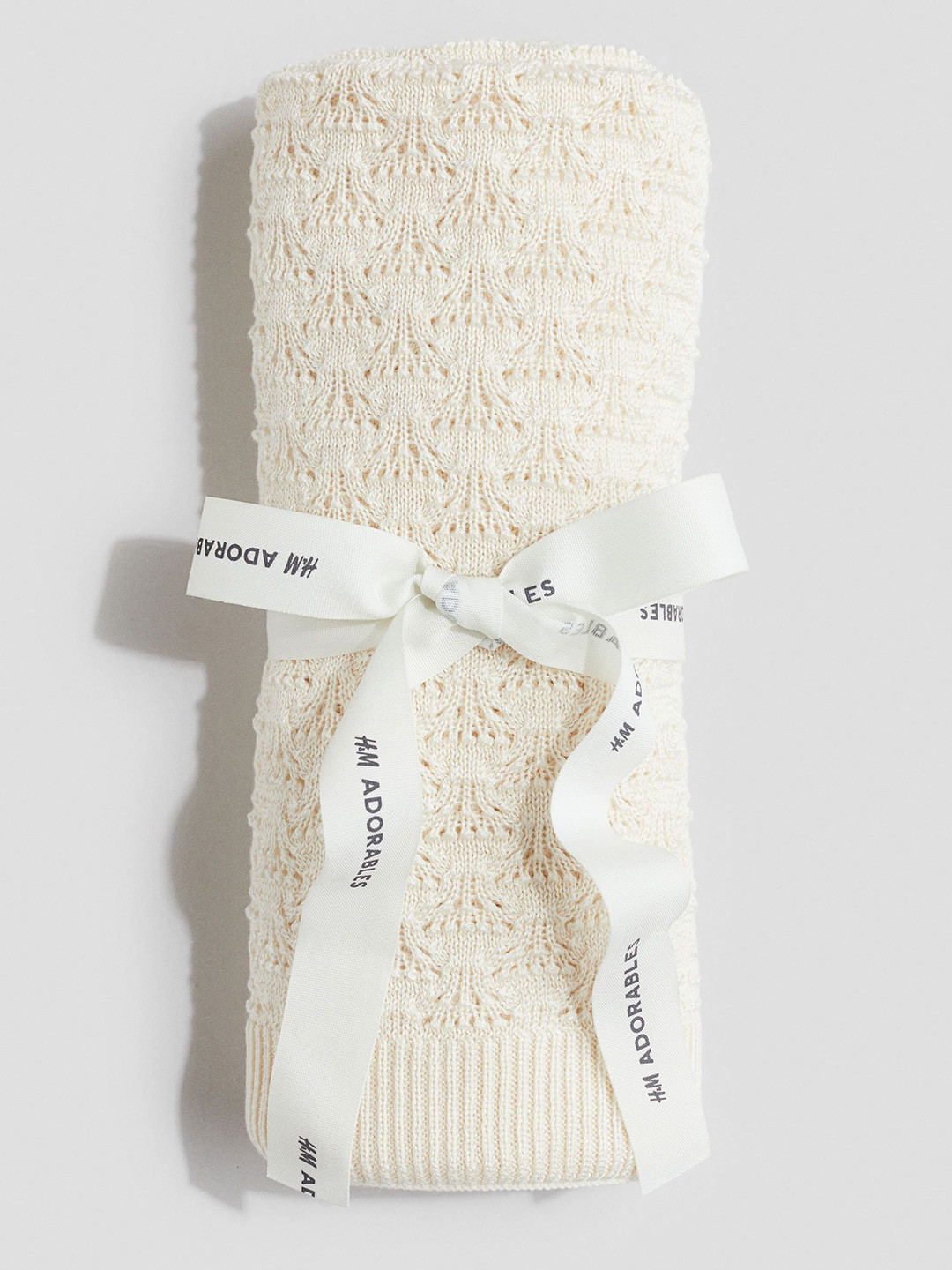 H&M Pointelle Silk-Blend Baby Blanket