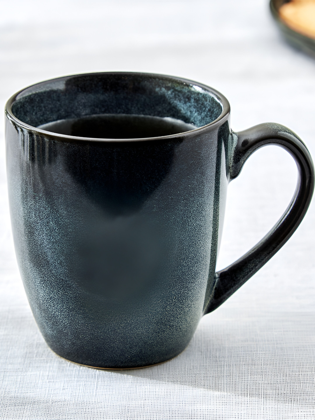 Home Centre Blue Stoneware Glossy Mug