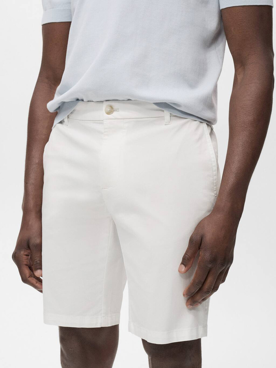 MANGO MAN Men Mid-Rise Regular Fit Chino Bermuda Shorts