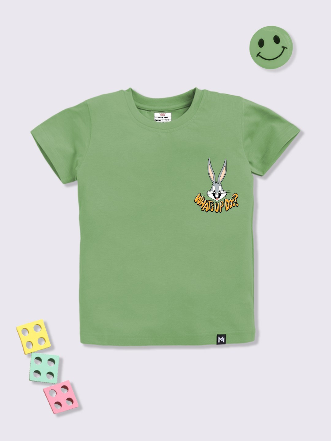 YK X Minute Mirth Boys Bugs Bunny Printed T-shirt