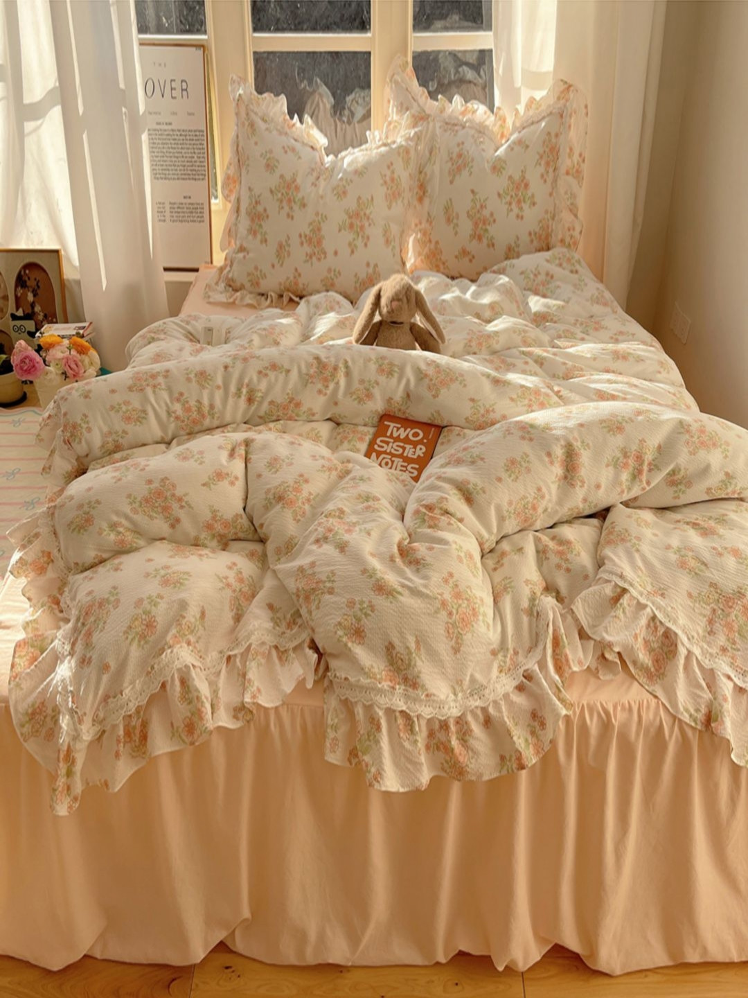 JC HOME Unisex Pink Bedding Set