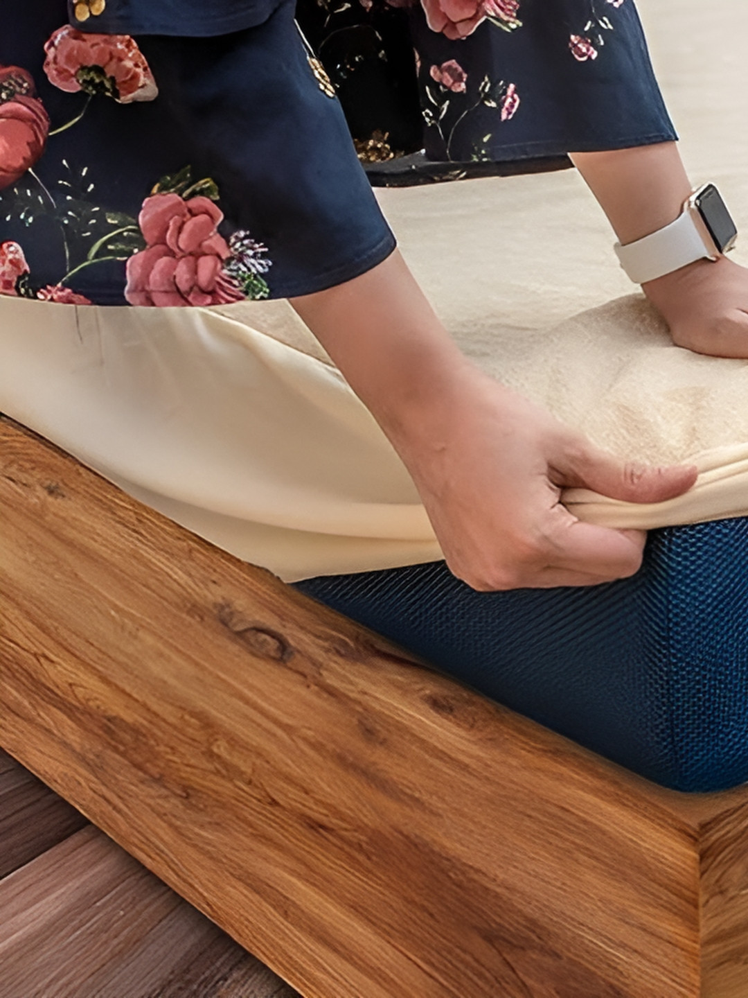 FLO Brown Cotton Water Resistant Mattress Protector