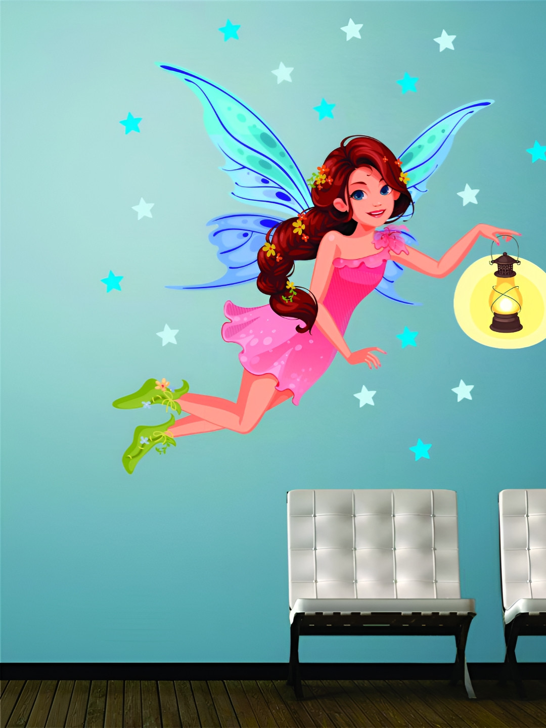 Decor Villa Multicolor Fairy Wall Sticker