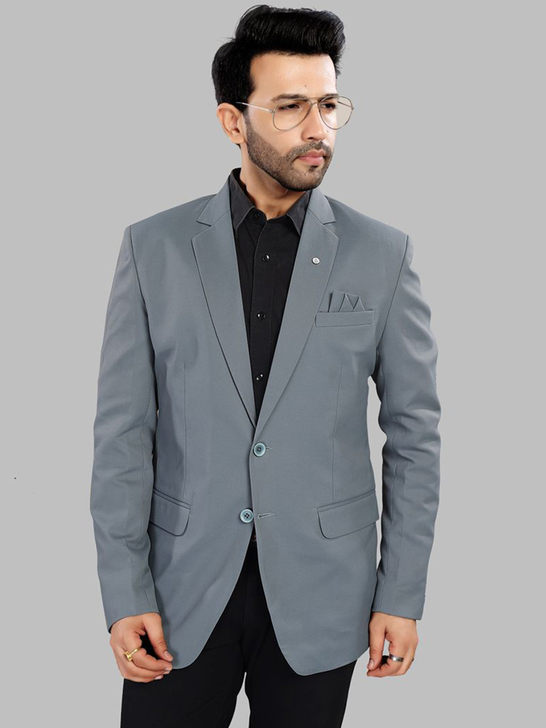 UR ETHICS Slim-Fit Single Breasted Blazer