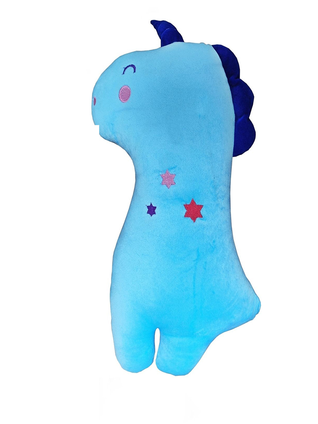 MUREN Blue Solid Cotton Medium Cotton Baby Pillow-15 x 26 x 46 cm