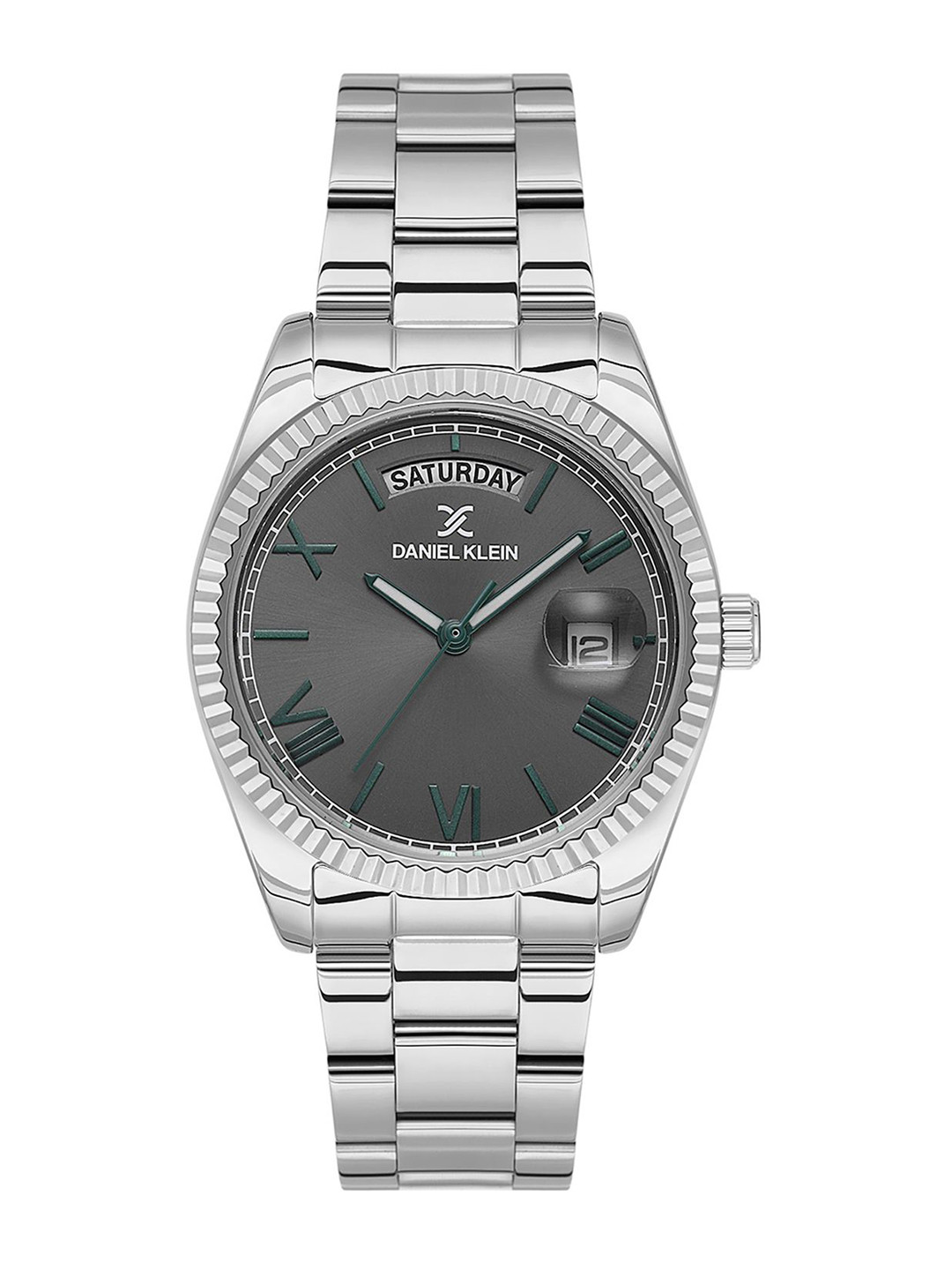 Daniel Klein Women Embellished Dial & Bracelet Style Straps Analogue Watch DK.1.13764-1