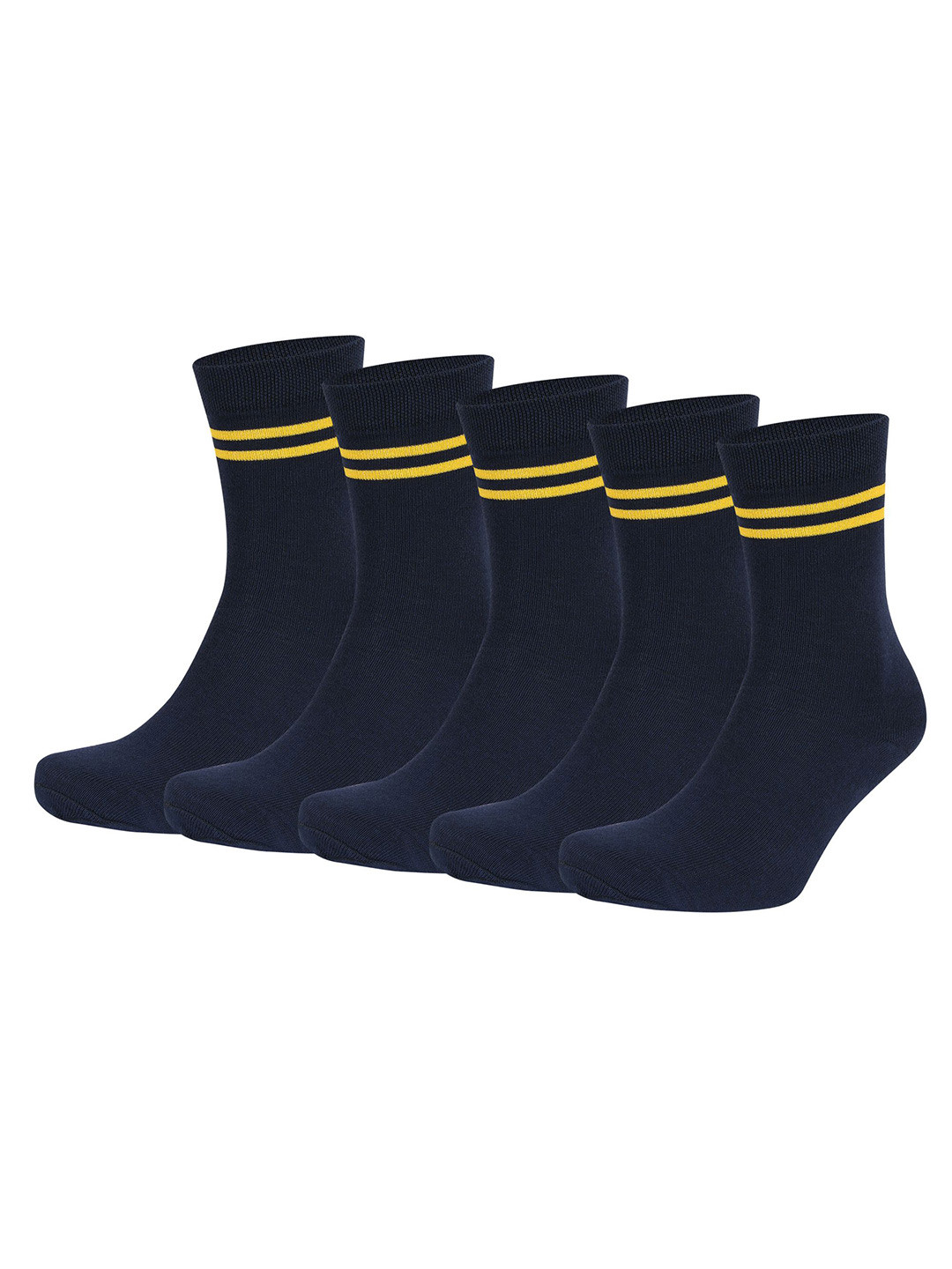 bizala Kids Pack Of 5 Odour-Free Calf-Length Socks
