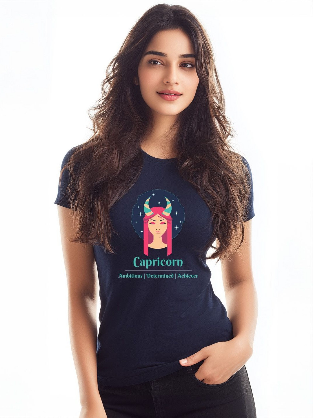 Storeily Humour and Comic Printed  Round Neck  Cotton Slim Fit T-shirt