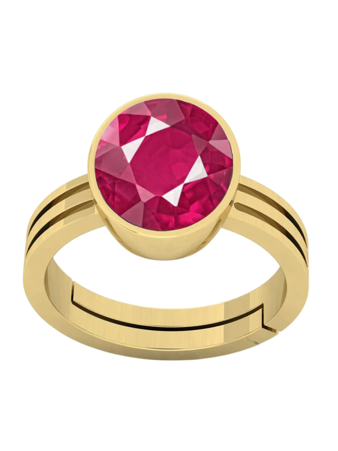 RRVGEM 10.50 KT Ruby Adjustable Ring
