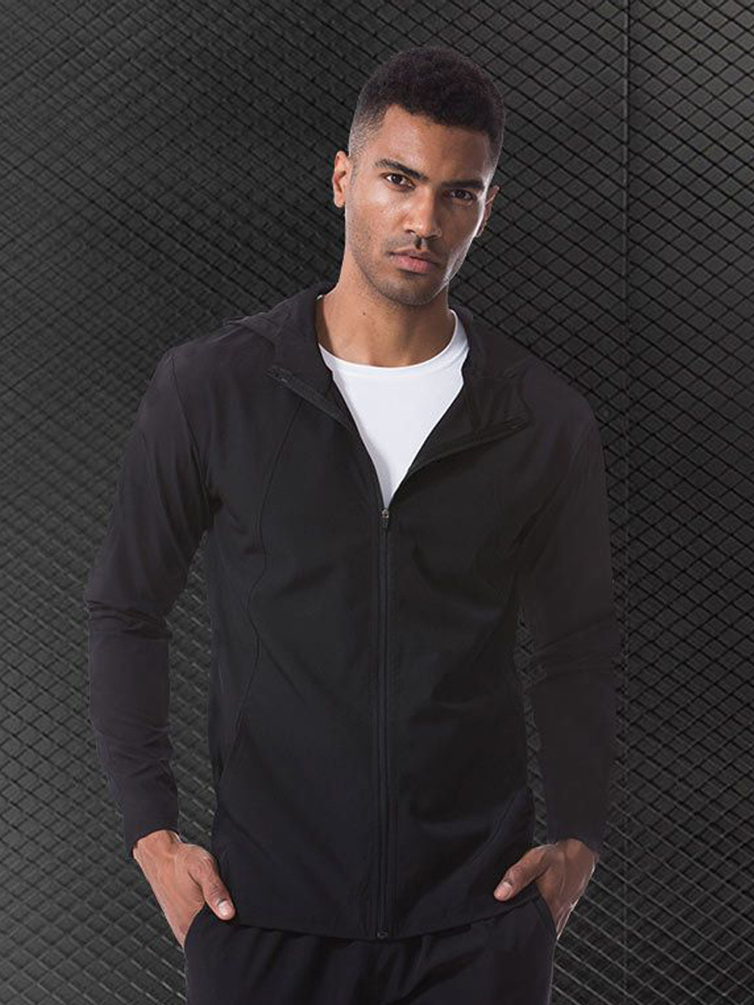StyleCast x Revolte Hooded Neck Long Sleeves Shrug