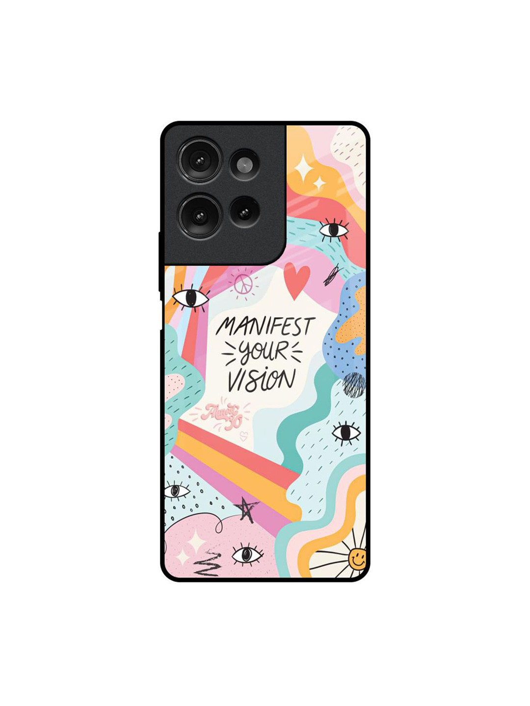 QRIOH Vision Manifest Printed Motorola G75 5G Impact Resistant Back Case