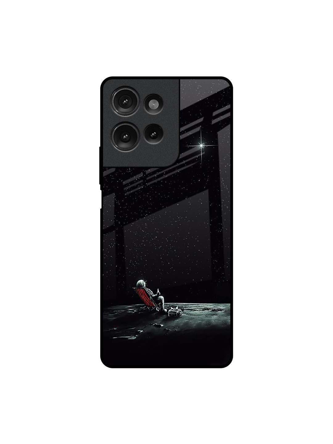 QRIOH Relaxation Mode On Printed Motorola G75 5G Impact Resistant Back Case