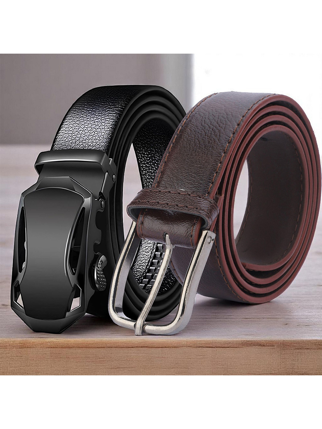 Buy Provogue Men Pack Of Formal Belt Belts for Men 34337930