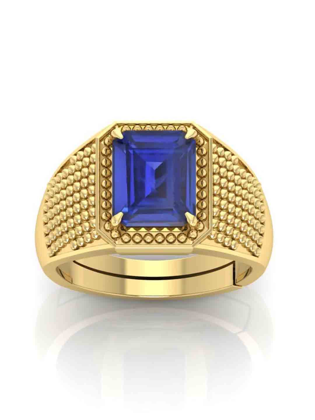 RRVGEM 6.25 Ratti 5.00 KT Blue Sapphire Ring