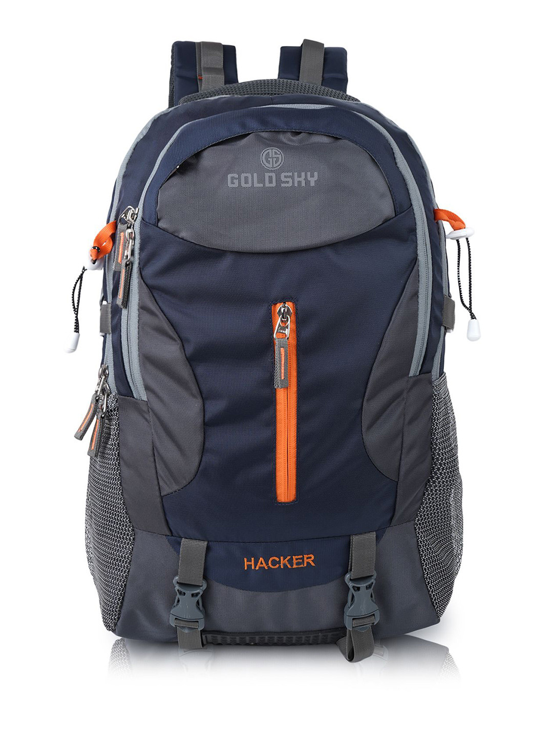 GOLD SKY Men Colourblocked Laptop Backpack with Hip Strap