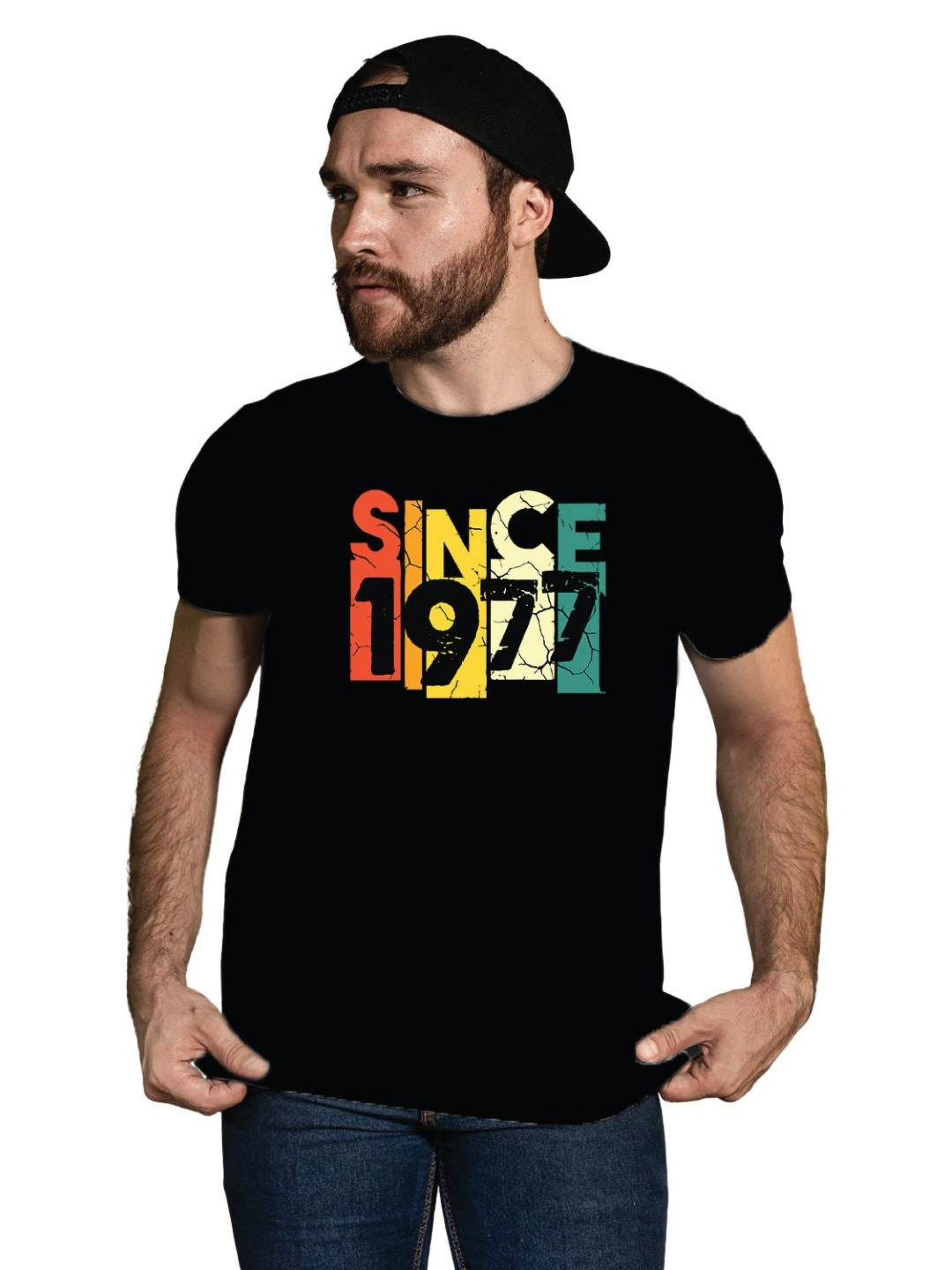 Tantra Since 1977 Typography Printed Cotton T-shirt