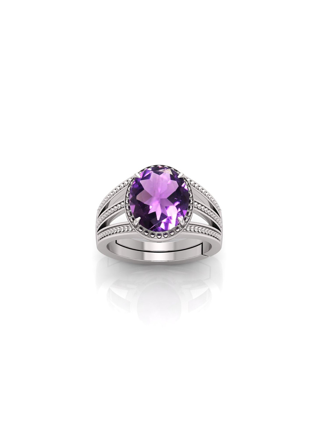 RRVGEM Blue Ratti Amethyst Ring