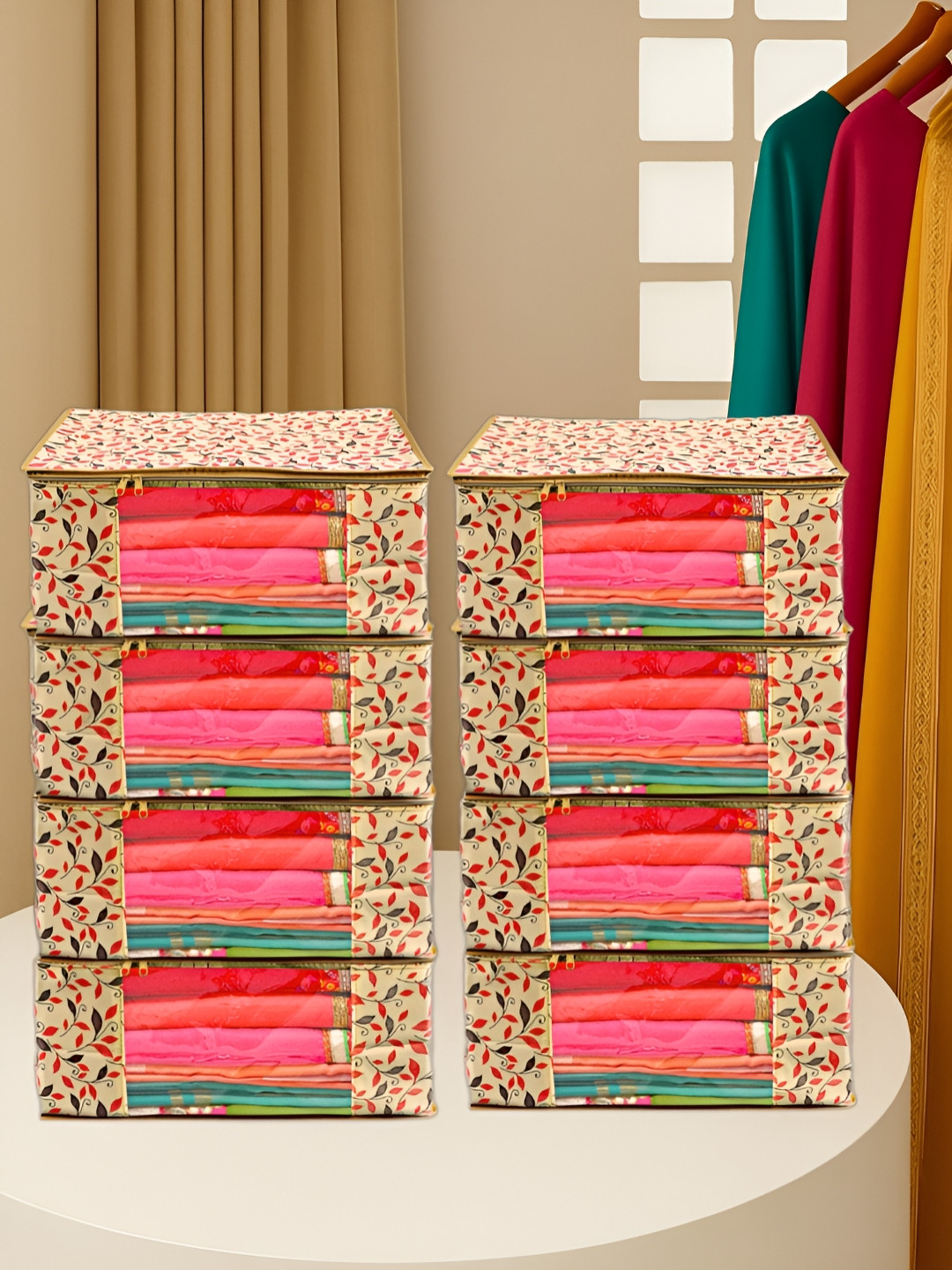 ANNORA INTERNATIONAL Cream Multi-Utility Organisers
