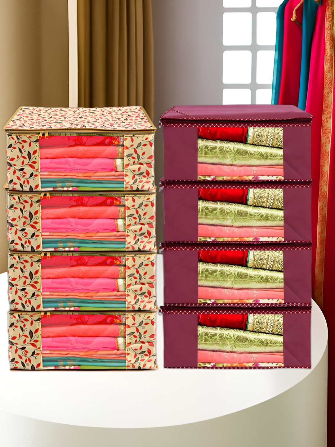 ANNORA INTERNATIONAL Maroon Multi-Utility Organisers