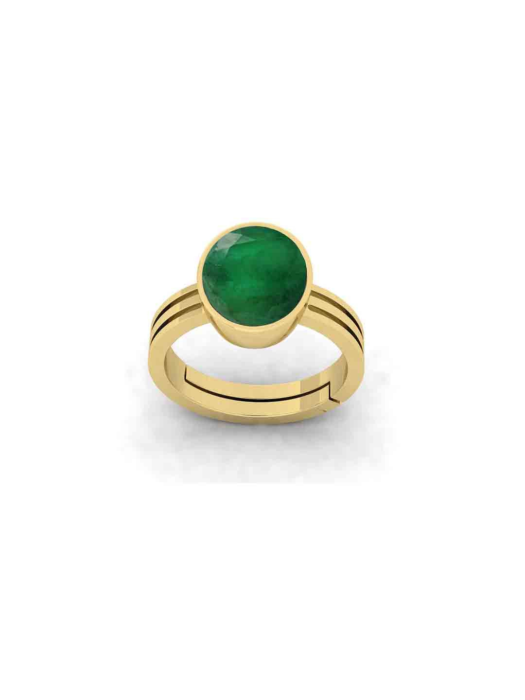 RRVGEM 4 Ratti Emerald Finger Ring