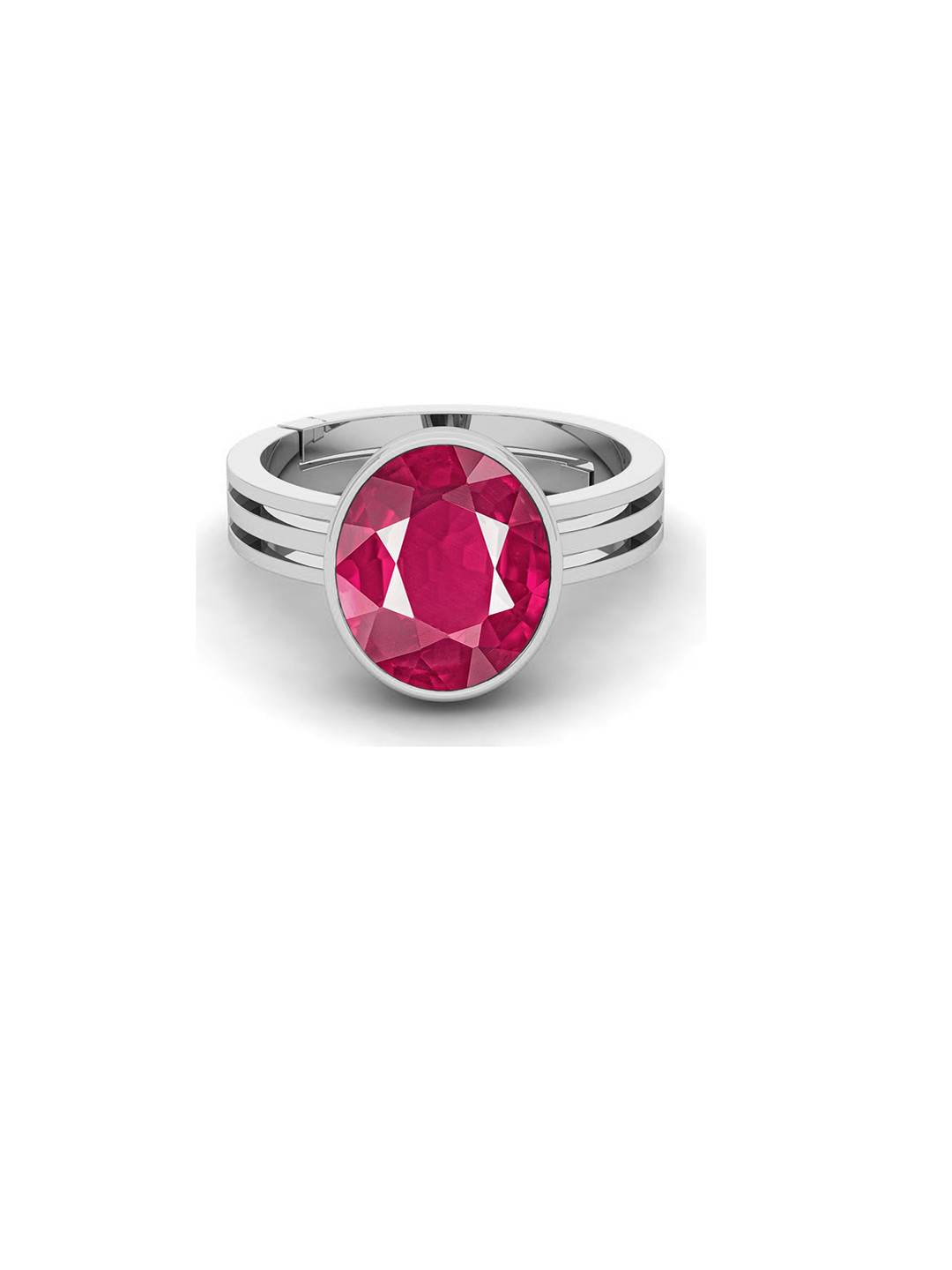 RRVGEM 7 KT Ruby Gemstone Finger Ring