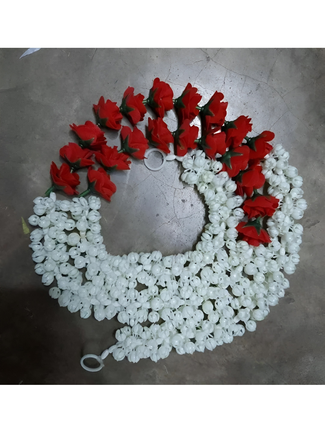 Sellplus Set Of 6 White & Red Garland Toran Hangings