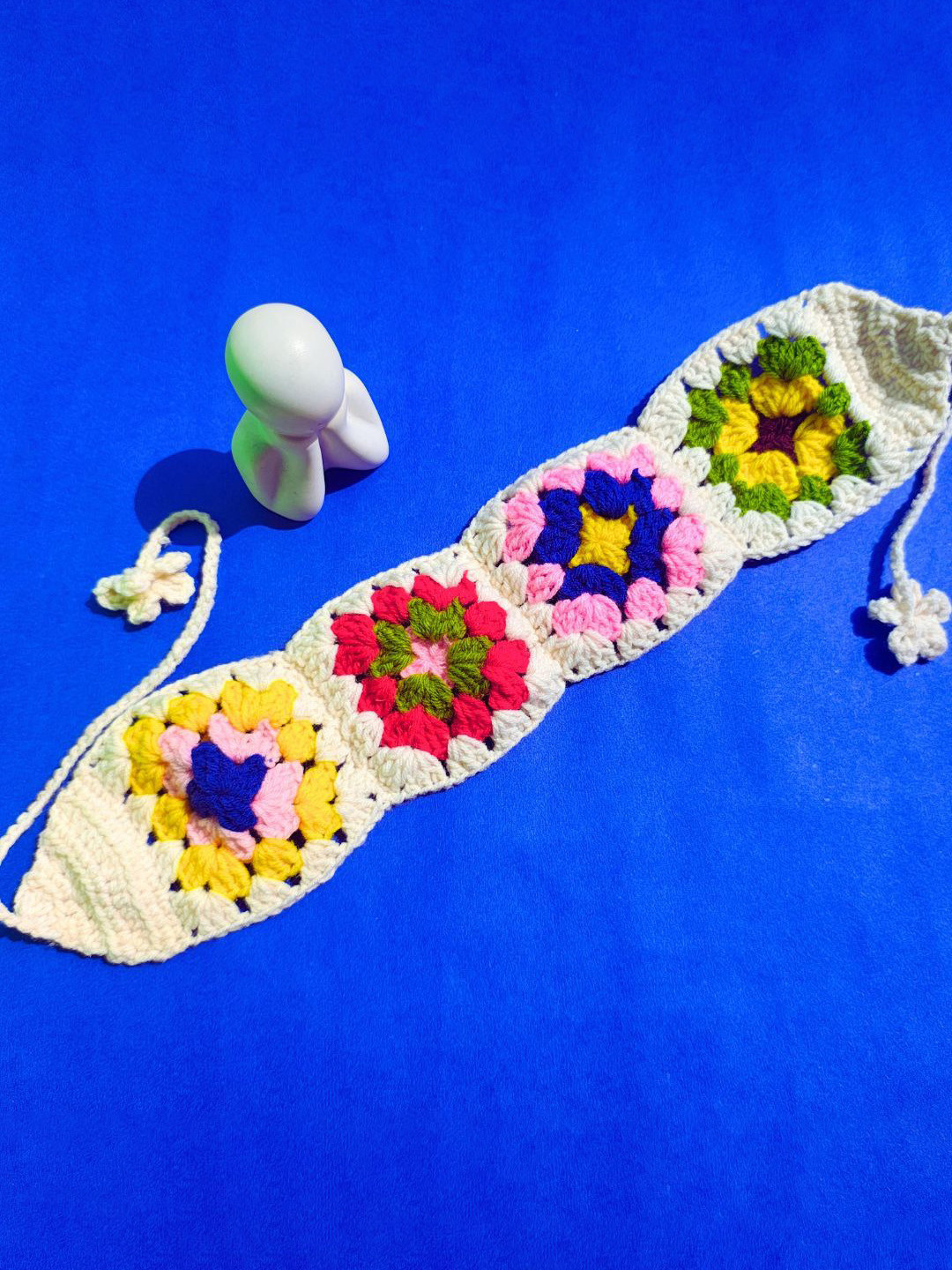 TheYUGO Dash Of Color Crochet Waist Belt