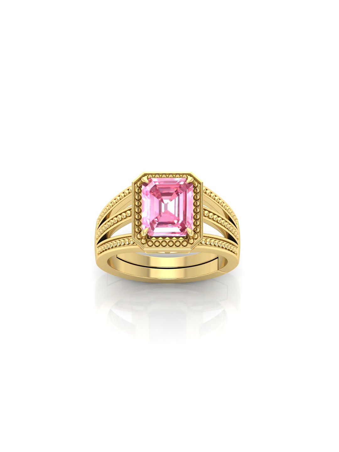 RRVGEM Pink Sapphire 4.25 Ratti Finger Ring