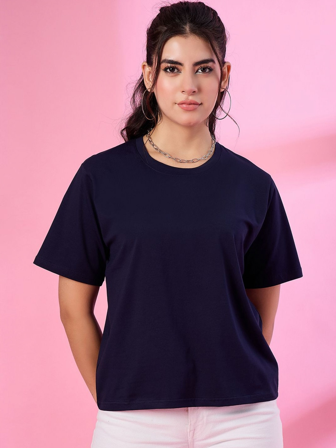 CUPID Round Neck Regular Fit Cotton T-shirt