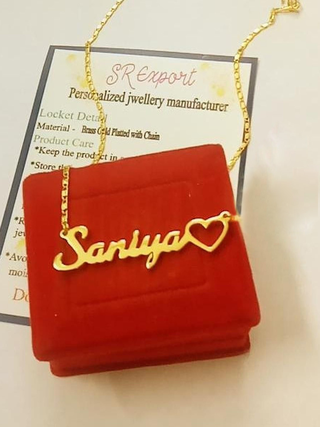 SR Export Gold-Plated Saniya Necklace