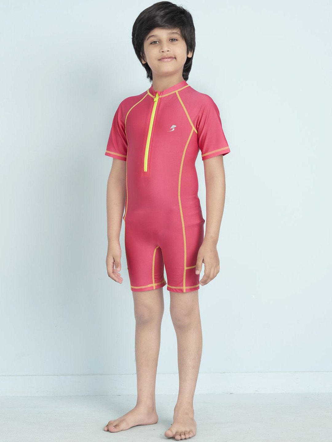 Aarika Girls Sports Wear Round Neck Legsuit With Goggle