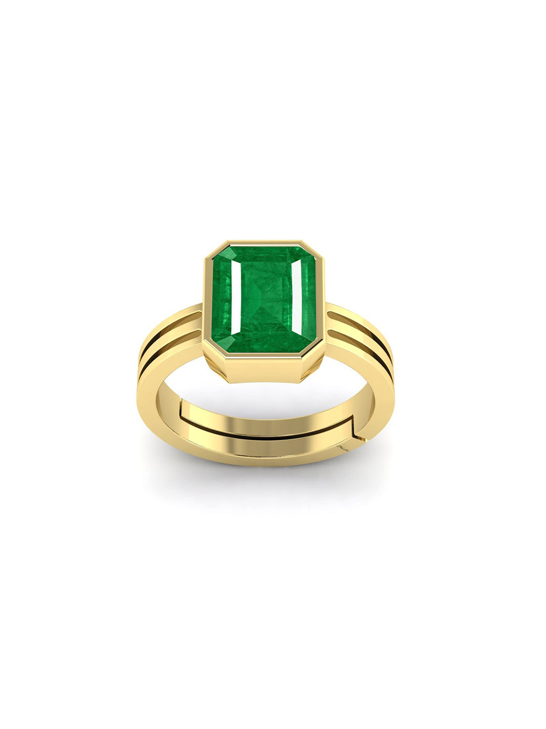 RRVGEM 7.25 KT Emerald Ring
