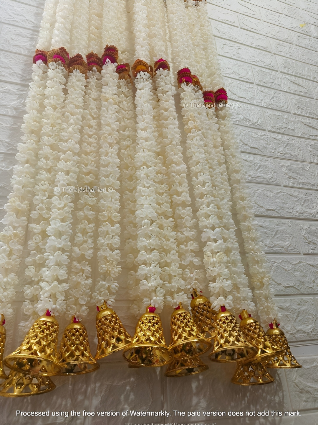 Sellplus 6-Pcs White & Yellow Garland Toran Hangings