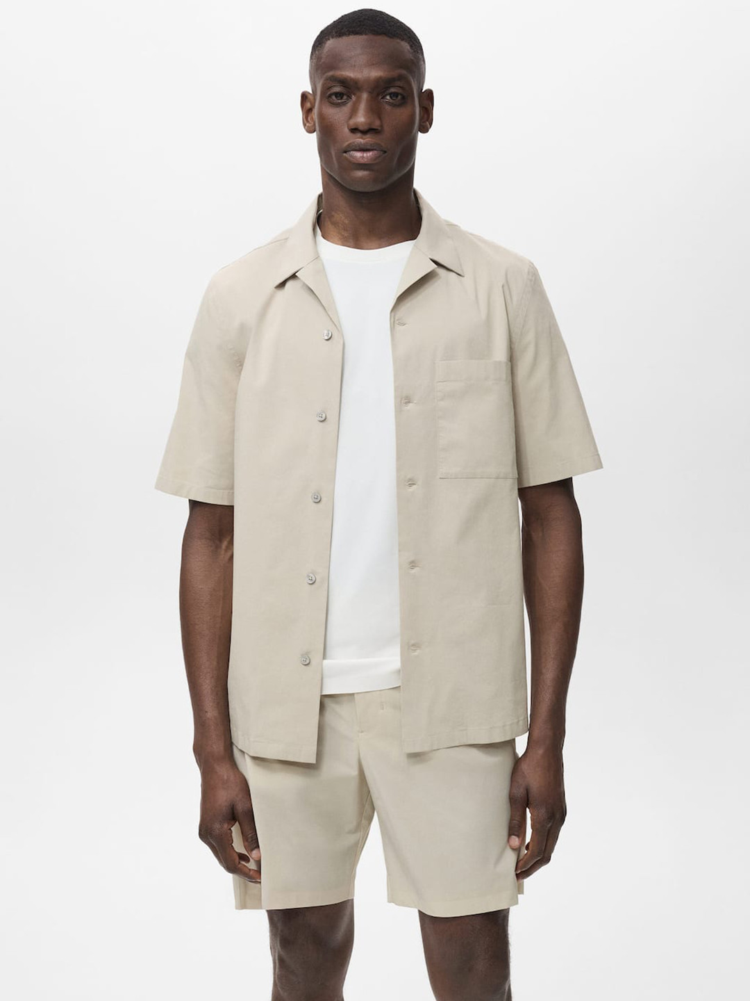 MANGO MAN Performance Functional Thermoregulating Casual Shirt