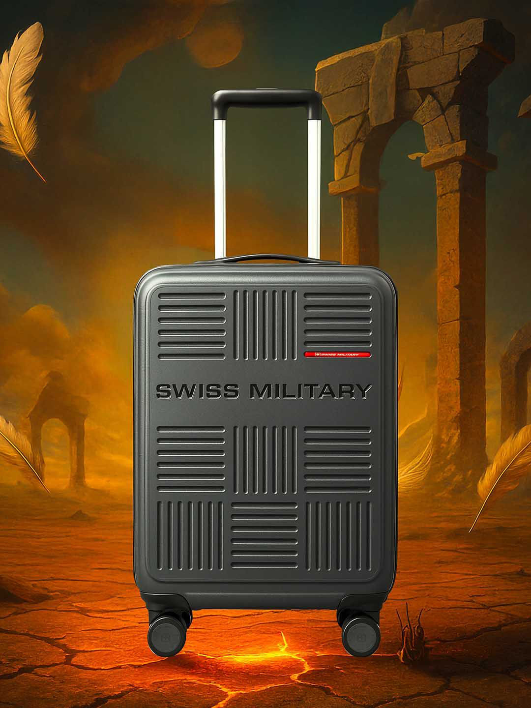 SWISS MILITARY Spectrakey Hard-Sided Cabin Trolley Suitcase