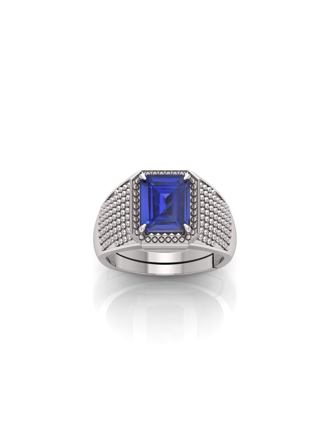 RRVGEM 13.00 Ratti Blue Sapphire Neela Ring