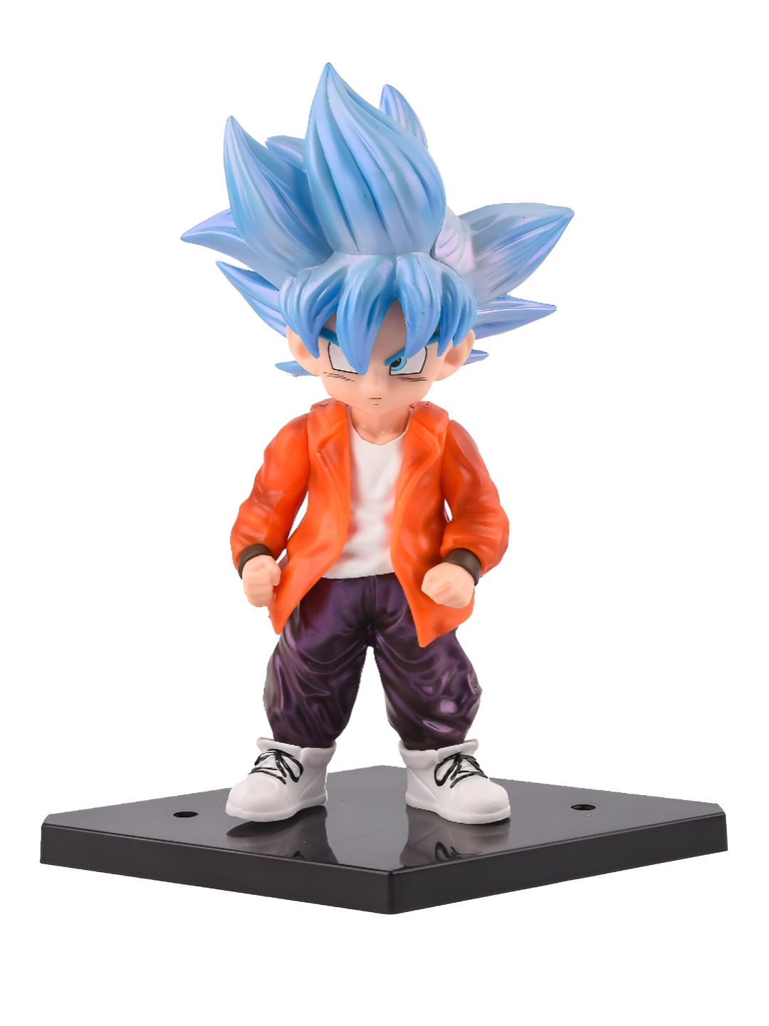 COMICSENSE Dragon Ball Z Anime Action Blue Plastic Natural Kid Room Medium Showpiece - 7.1 Inches