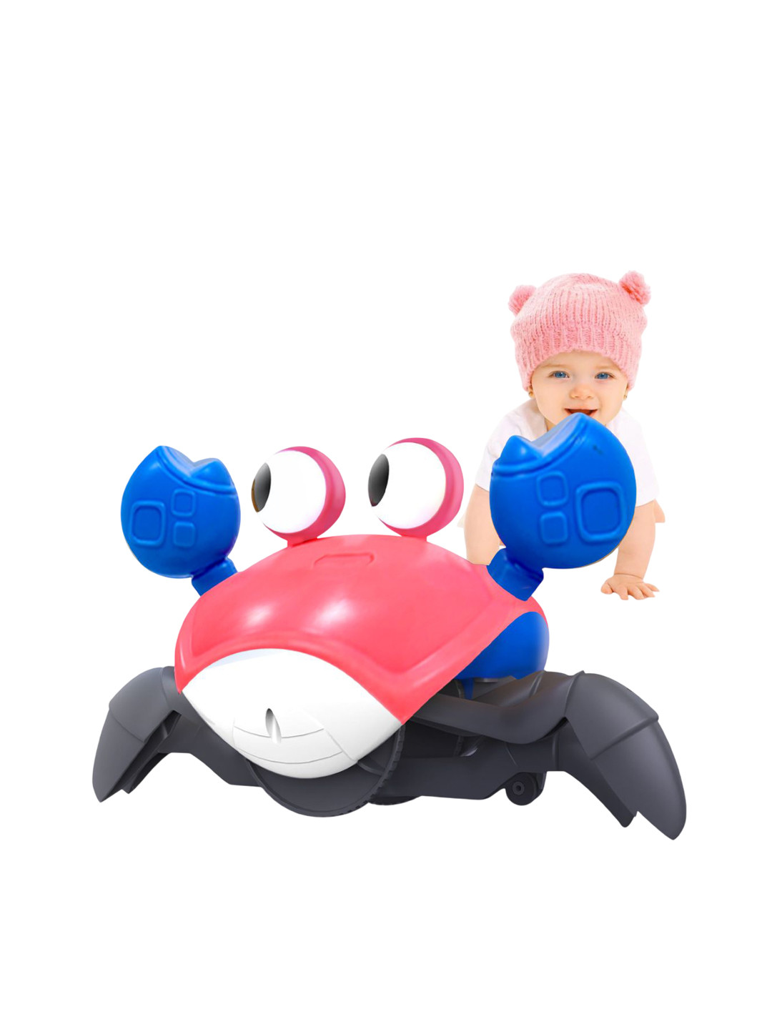 WEMBLEY Baby Musical Crawling Crab Toy