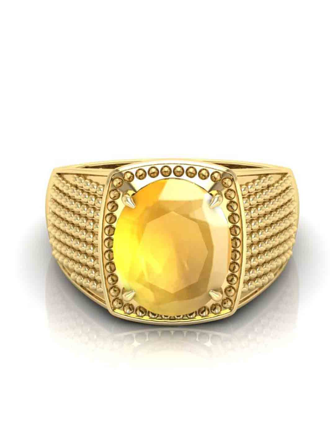 RRVGEM 13.25 Ratti Yellow Sapphire Ring