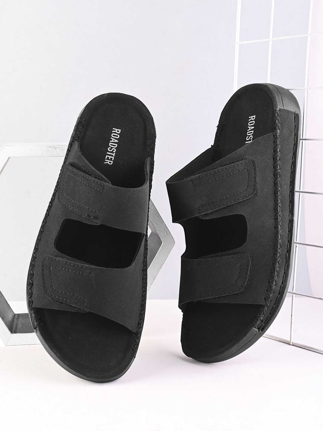 The Roadster Lifestyle Co. Men Lightweight Slip-Ons Comfort Sandals