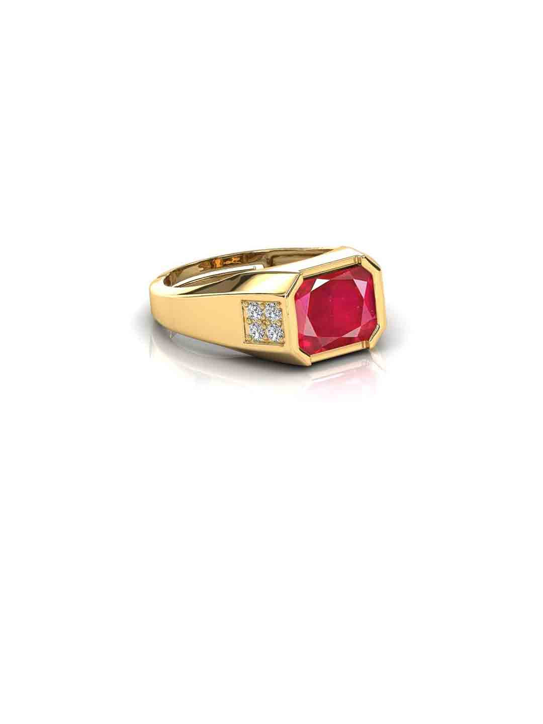 RRVGEM Ruby 6.25 Ratti Finger Ring