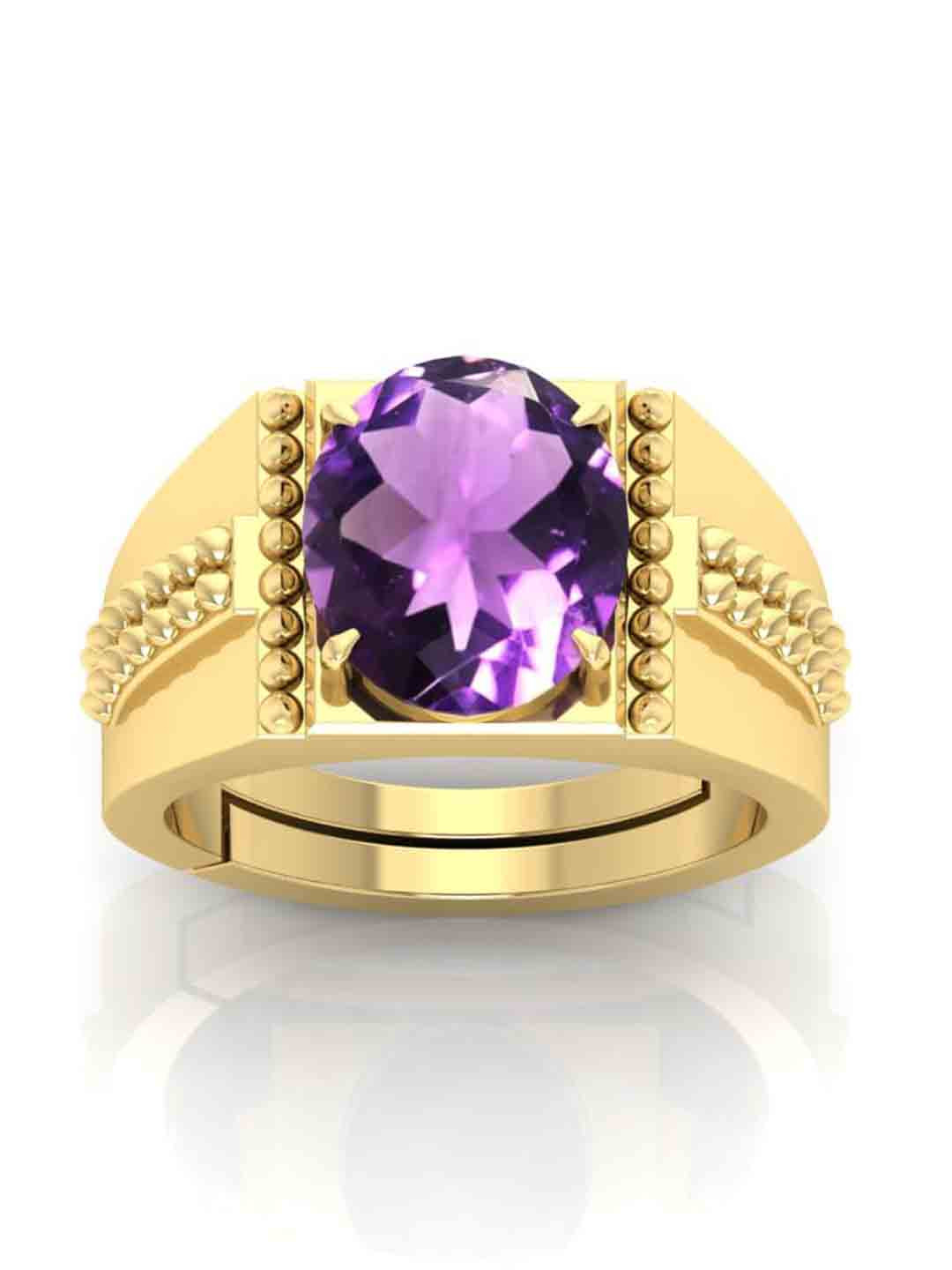 RRVGEM Amethyst Ring 11.25 Ratti Astro