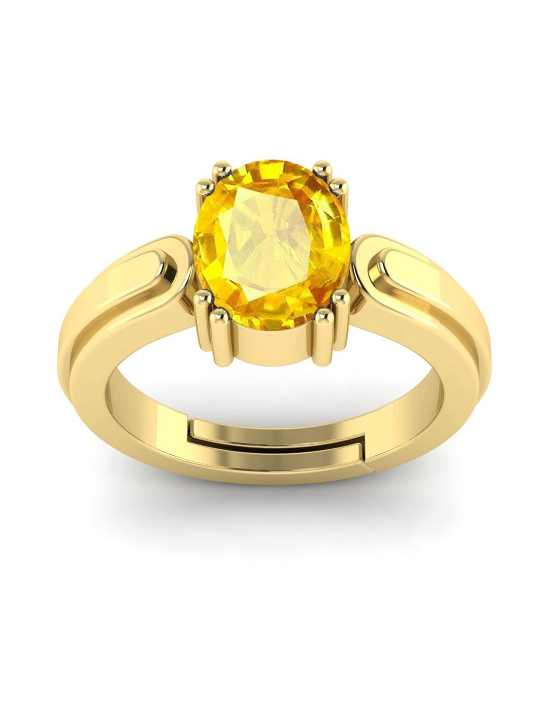 RRVGEM 9.25 Ratti To 9.00 Yellow Sapphire Ring