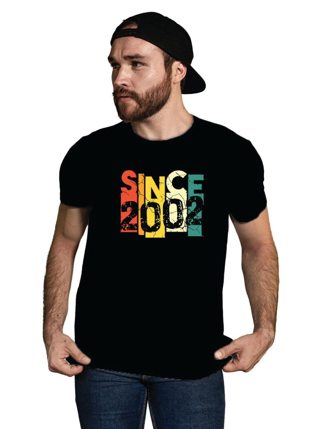 Tantra Since 2002 Typography Printed Cotton T-shirt