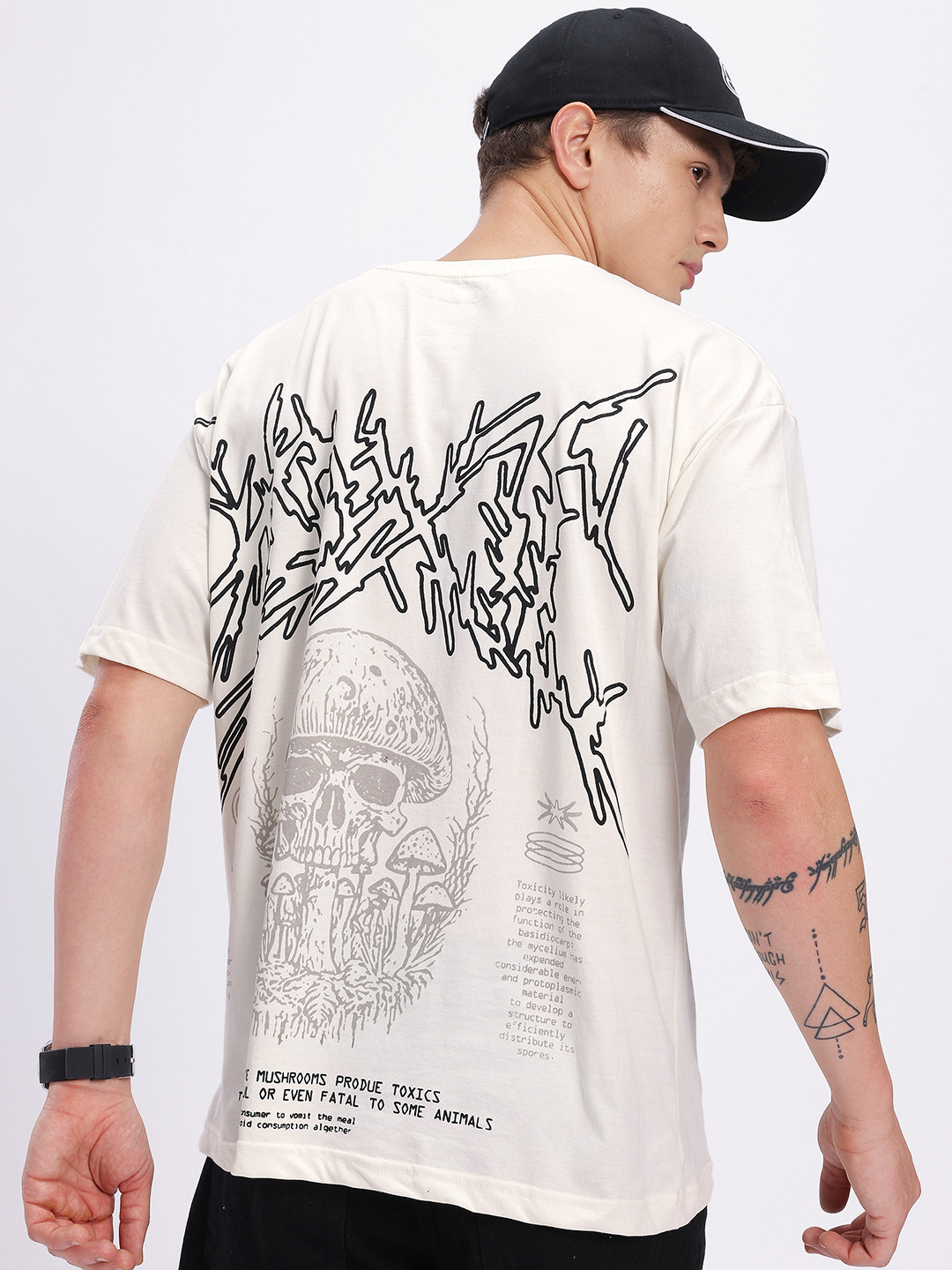 Glitchez Abstract Graphic Oversized T-shirt