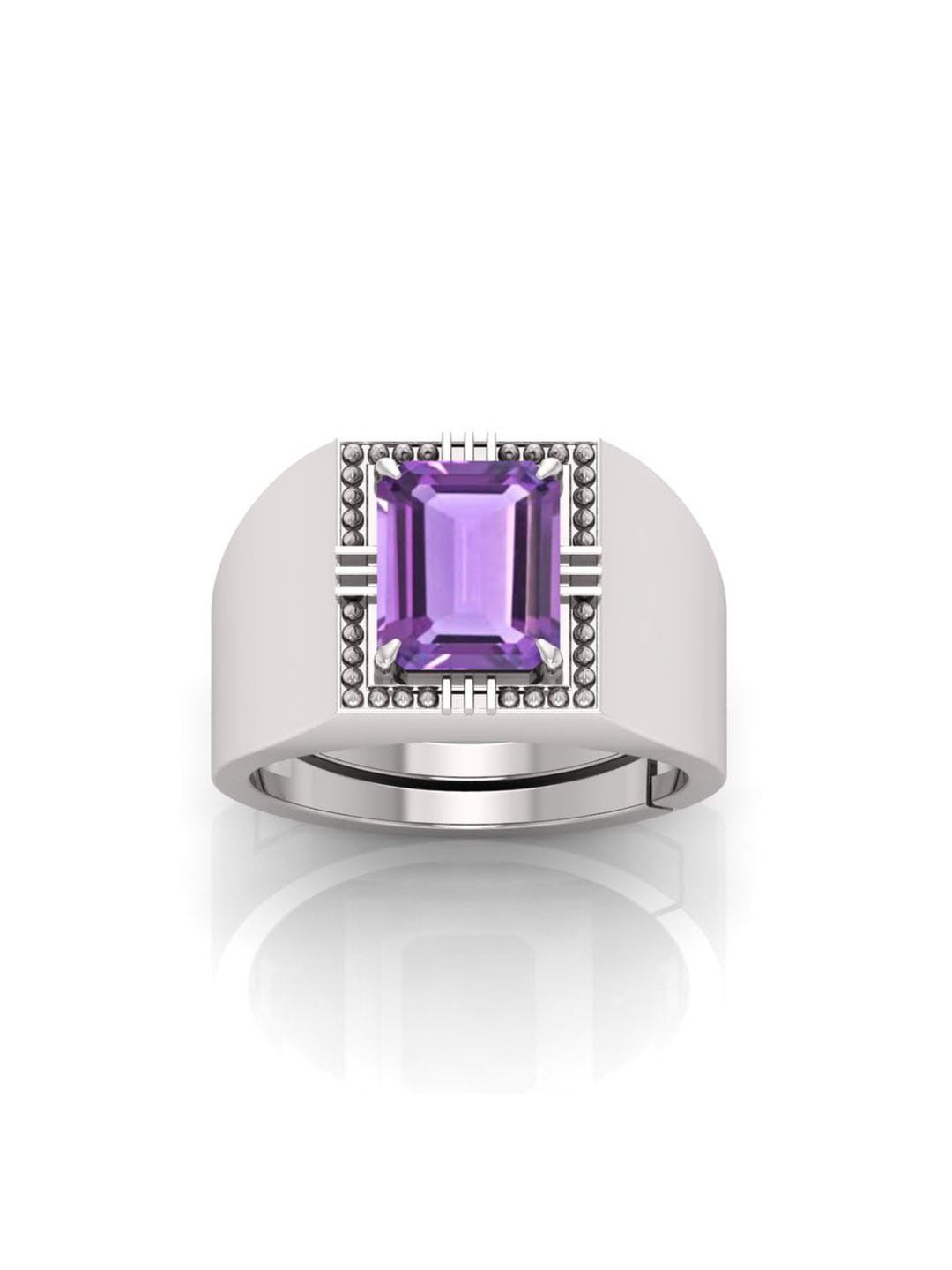 RRVGEM 10.25 Ratti Amethyst Ring panch