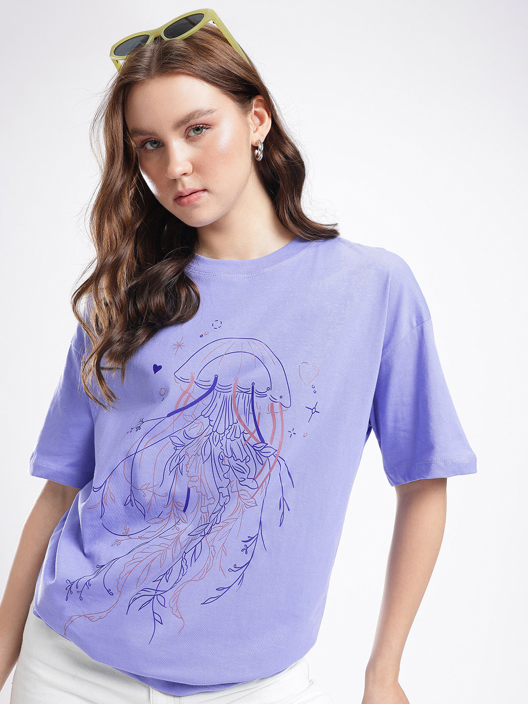 Stylecast X Hersheinbox Urban Vibe Graphic Printed Oversized T-shirt