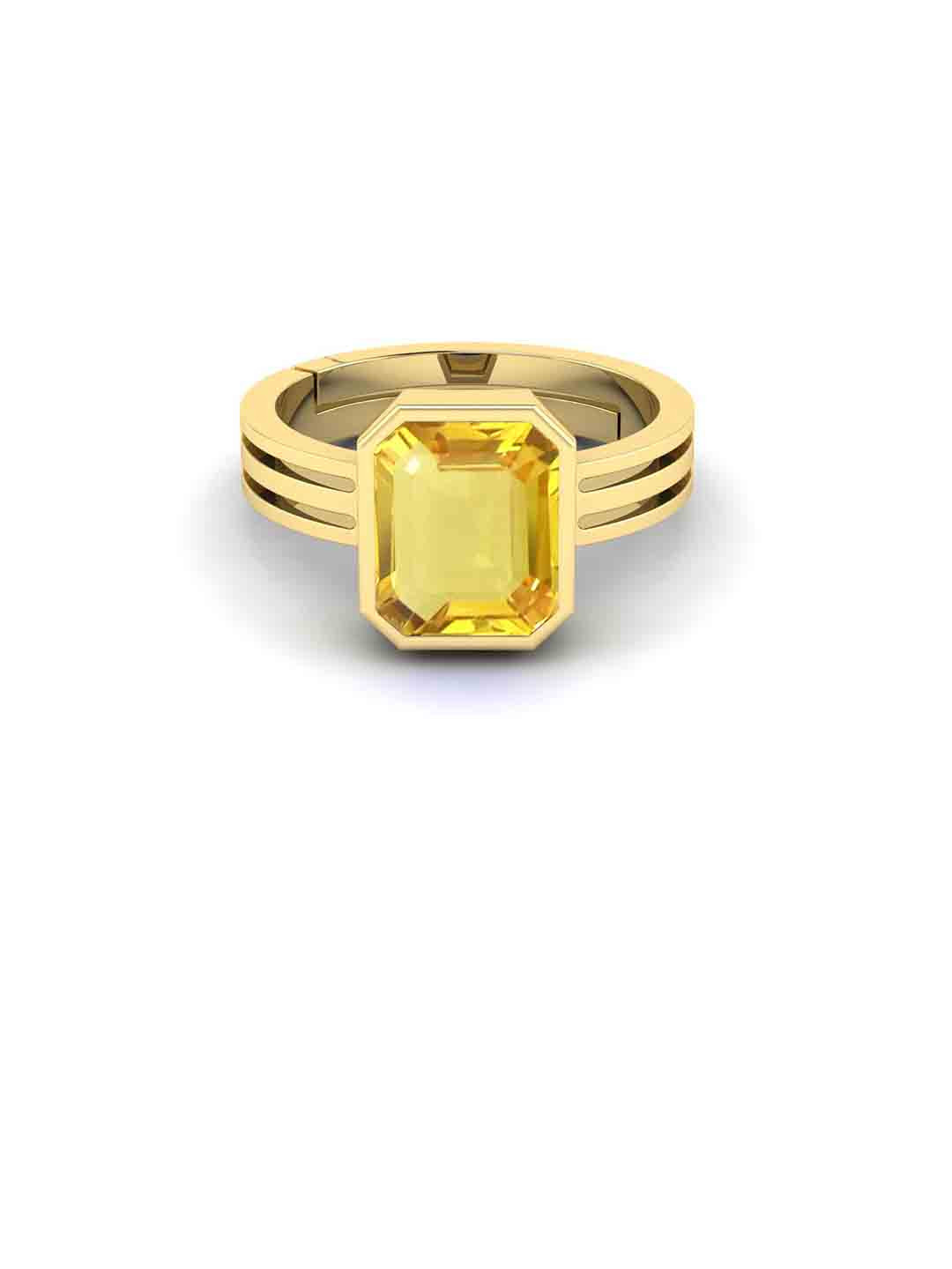 RRVGEM 6.00 KT Yellow Sapphire Ring